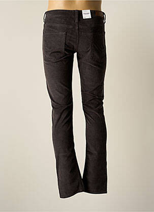 Pantalon slim tissage velours taille normale gris JACK & JONES homme