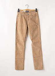 Pantalon slim stretch taille normale beige JACK & JONES homme
