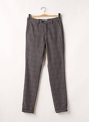 Pantalon slim stretch taille normale gris JACK & JONES homme