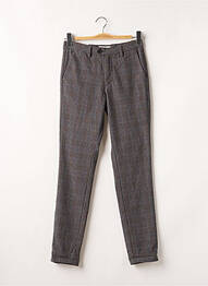 Pantalon slim stretch taille normale gris JACK & JONES homme