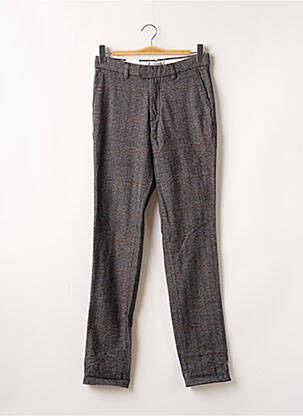 Pantalon chino tissage chiné taille normale gris JACK & JONES homme