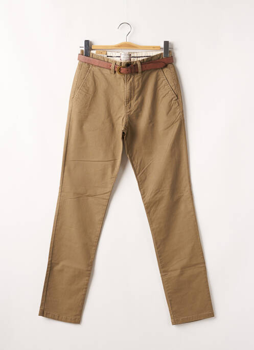 Pantalon stretch taille normale marron JACK & JONES homme