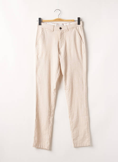 Pantalon chino tissage chiné taille normale beige JACK & JONES homme
