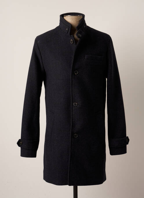 Manteau long bleu JACK & JONES pour homme