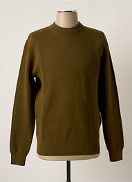 Pull col rond manches longues vert CELIO homme
