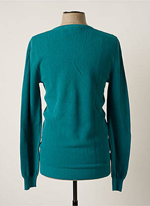 Pull col v manches longues vert DAMART homme
