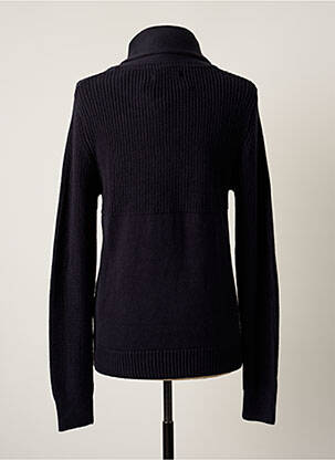 Pull finition bords-côtes manches longues bleu CELIO homme