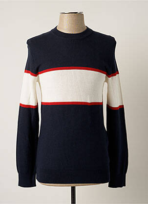 Pull stretch manches longues bleu CELIO homme