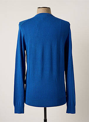 Pull col v manches longues bleu CELIO homme