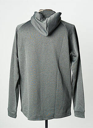 Sweat-shirt à capuche broderie manches longues gris HERO BY JOHN MEDOOX homme