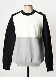 Pull col rond manches longues noir CELIO homme