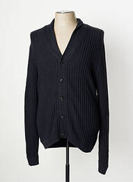 Gilet manches longues col v bleu DEVRED homme