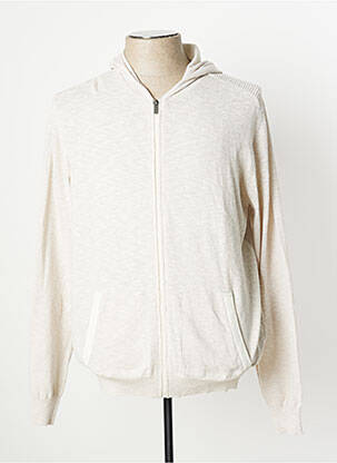 Gilet manches longues maille souple et aérée beige DEVRED homme