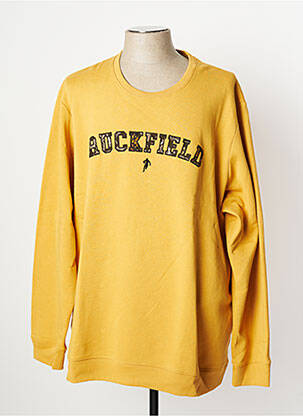 Sweat-shirt stretch manches longues jaune RUCKFIELD homme