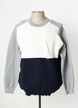Pull stretch manches longues gris CELIO homme