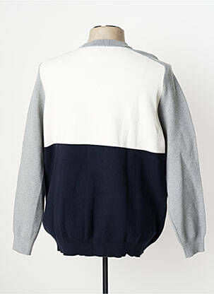 Pull stretch manches longues gris CELIO homme
