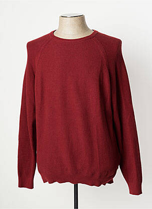 Pull stretch manches longues orange BONOBO homme