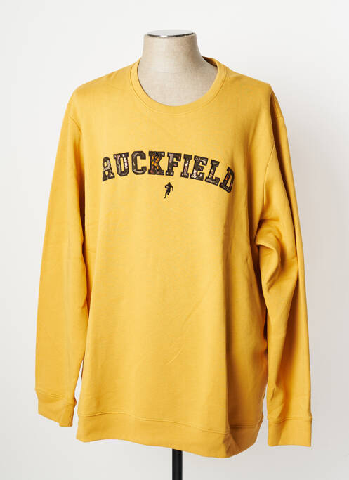 Sweat-shirt stretch manches longues jaune RUCKFIELD homme