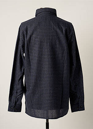 Chemise manches longues poches poitrine bleu DAMART homme