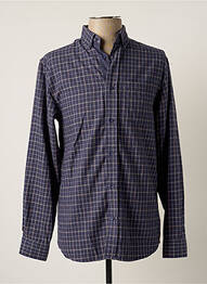 Chemise manches longues poches poitrine bleu THERMOLACTYL BY DAMART homme