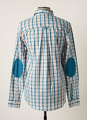 Chemise manches longues poches poitrine bleu DAMART homme