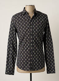 Chemise manches longues manches longues noir BONOBO homme
