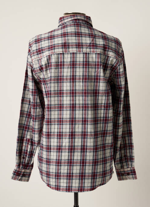 Chemise manches longues rouge DAMART pour homme