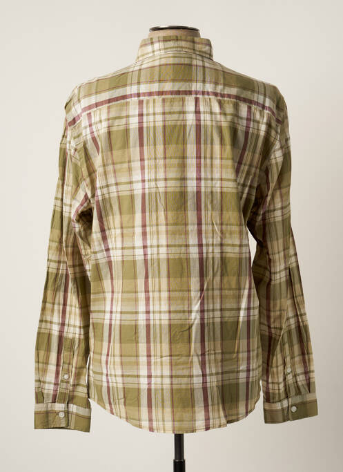 Chemise manches longues vert CELIO pour homme