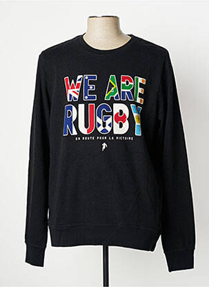 Sweat-shirt tissage jersey manches longues noir RUCKFIELD homme