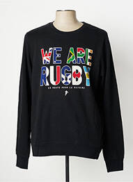 Sweat-shirt tissage jersey manches longues noir RUCKFIELD homme