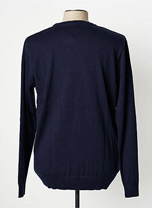 Pull col rond manches longues bleu RUCKFIELD homme