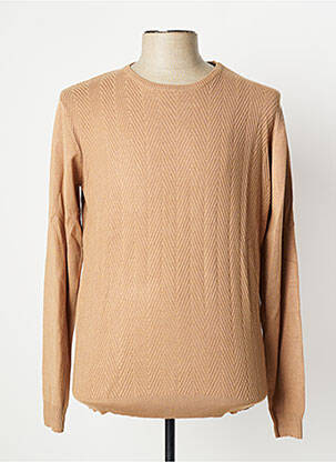 Pull beige SORBINO pour homme