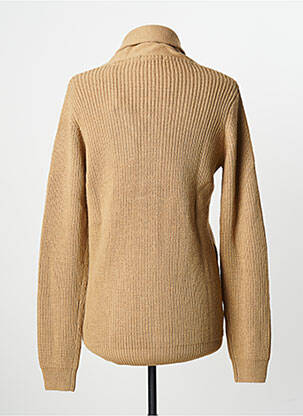 Gilet manches longues finition bords-côtes beige SORBINO homme