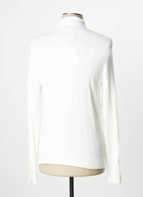 Gilet manches longues blanc DEVRED pour homme