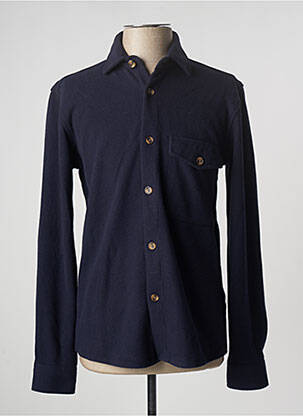 Chemise manches longues manches longues bleu KENVELO homme