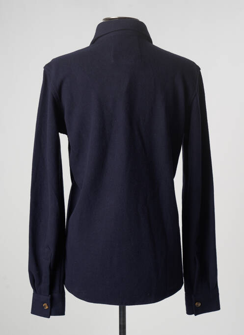 Chemise manches longues bleu KENVELO pour homme