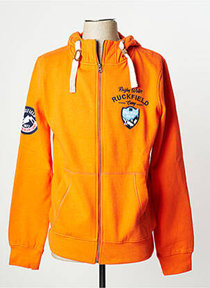 Veste casual resserrée sur le bas orange RUCKFIELD homme