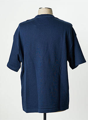T-shirt broderie manches courtes bleu CELIO homme
