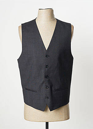 Gilet sans manche effet matière satinée gris THE KOOPLES homme