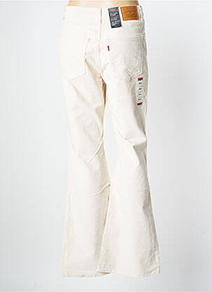 Pantalon flare stretch taille haute beige LEVI'S femme