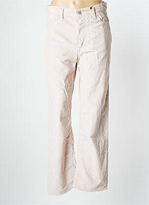 Pantalon droit taille haute taille haute beige LEVI'S femme