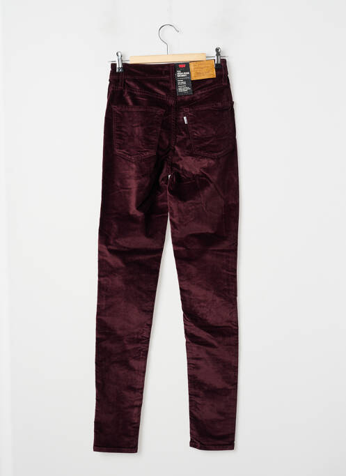 Pantalon droit violet LEVIS pour femme