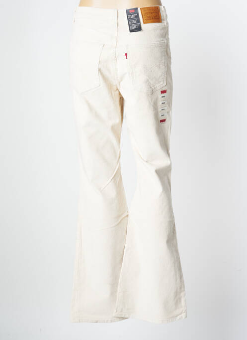 Pantalon flare beige LEVIS pour femme