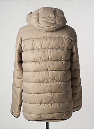 Doudoune manches longues a capuche marron COLUMBIA homme