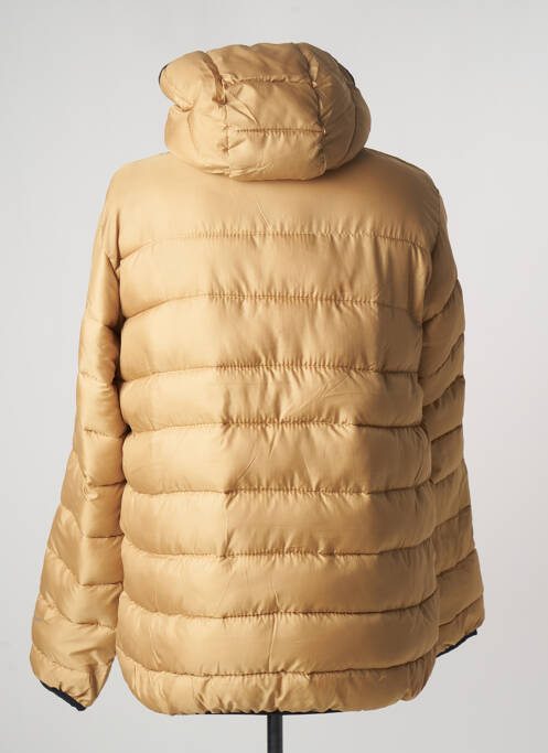 Doudoune manches longues a capuche jaune COLUMBIA homme