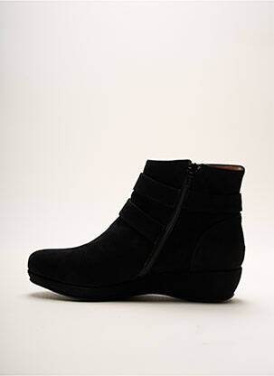 Bottines/boots nubuck talon plat jusqu'à 3cm noir ACCESSOIRE DÉTENTE femme