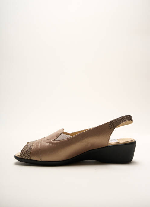 Sandales/Nu pieds marron ARTIKA SOFT pour femme