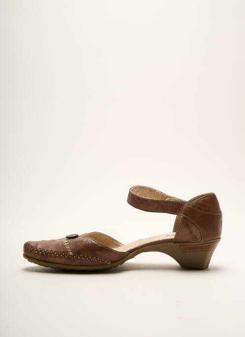 Sandales/Nu pieds marron GEO-REINO pour femme