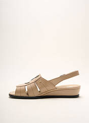 Sandales/Nu pieds beige BOISSY pour femme seconde vue