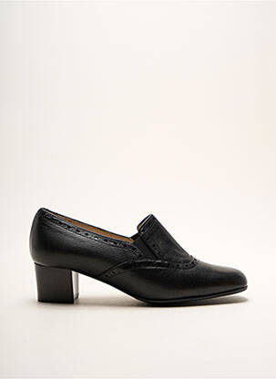 Mocassins carré talon de 4 à 6cm noir SARA DI BERTON femme